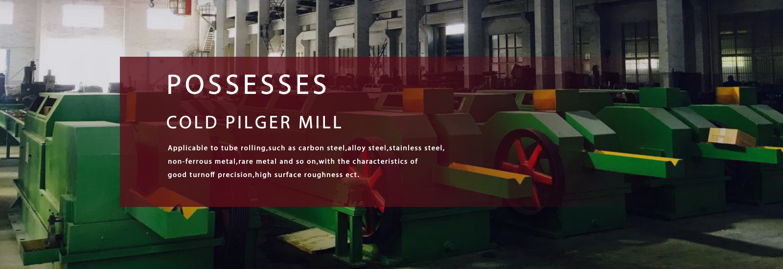 kwaliteit Koude Pilger molen fabriek